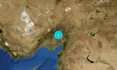57 km NNW of Osmaniye, Türkiye