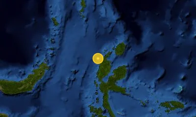 123 km N of Ternate, Indonesia