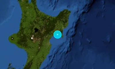 193 km SE of Tauranga, New Zealand