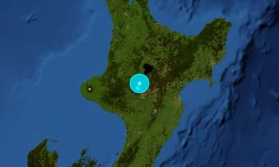 156 km S of Hamilton, New Zealand
