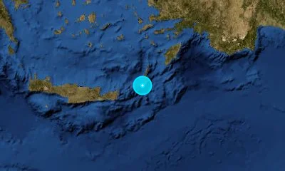 173 km E of Irákleion, Greece