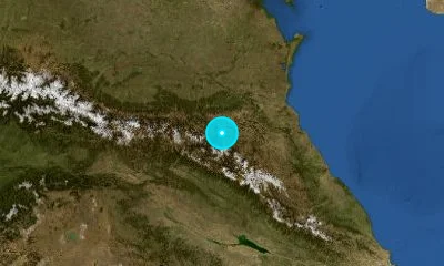 82 km SSW of Khasavyurt, Russia