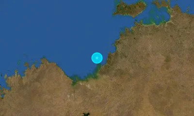 216 km SW of Darwin, Australia