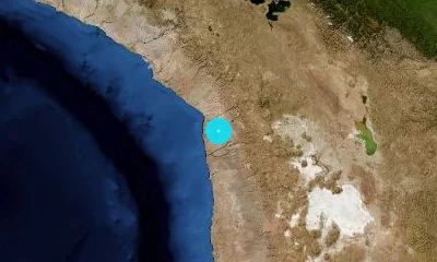 81 km SSE of Tacna, Peru