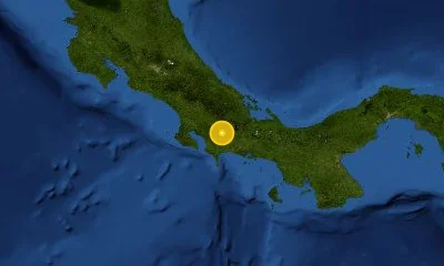 199 km SE of San José, Costa Rica