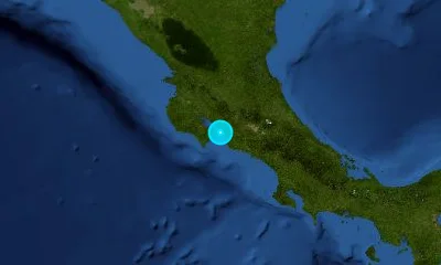 75 km W of San José, Costa Rica