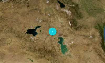 32 km WNW of Khowy, Iran