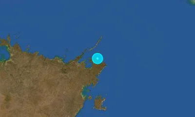 624 km E of Darwin, Australia