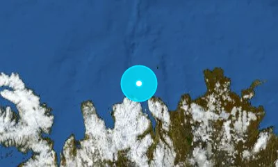 288 km NNE of Reykjavík, Iceland