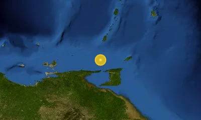 161 km ENE of Carúpano, Venezuela