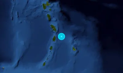 484 km NE of Carúpano, Venezuela