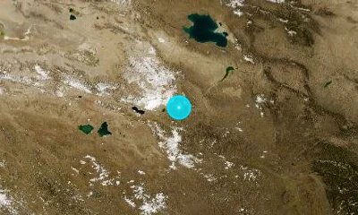 243 km SW of Xining, China