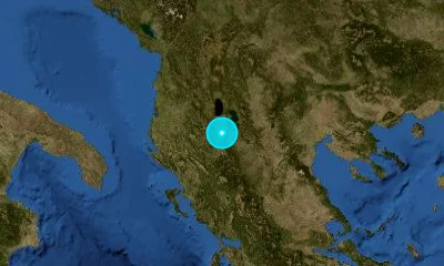 78 km SE of Elbasan, Albania