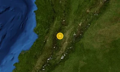 88 km SSW of Ibagué, Colombia