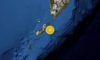 330 km SSW of Petropavlovsk-Kamchatsky, Russia