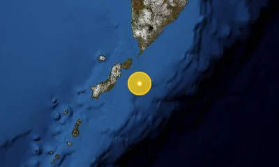 327 km SSW of Petropavlovsk-Kamchatsky, Russia