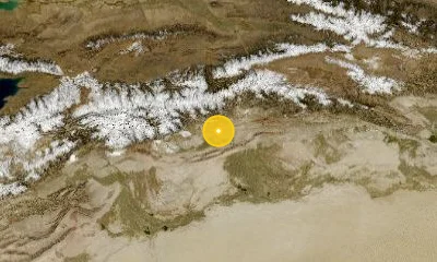 172 km NNE of Aral, China