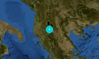82 km SE of Elbasan, Albania