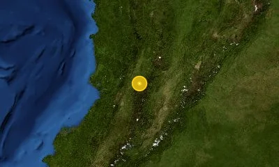 41 km ENE of Guadalajara de Buga, Colombia