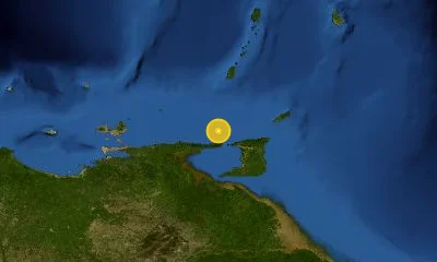 148 km ENE of Carúpano, Venezuela