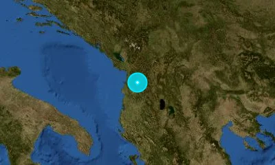 26 km NNE of Tirana, Albania