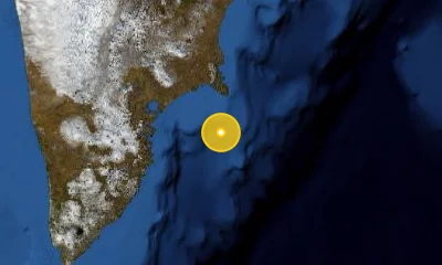 96 km ESE of Petropavlovsk-Kamchatsky, Russia