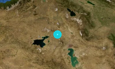 85 km NW of Khowy, Iran