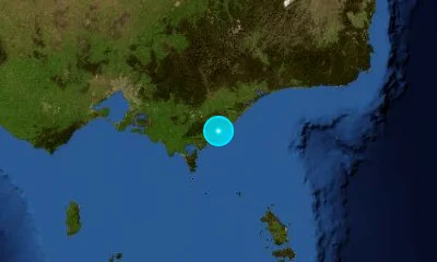 186 km ESE of Melbourne, Australia