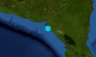 55 km WNW of León, Nicaragua