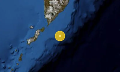 298 km SSW of Petropavlovsk-Kamchatsky, Russia
