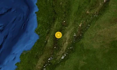 88 km SW of Ibagué, Colombia