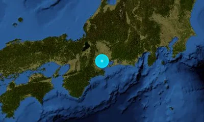 25 km SE of Yokkaichi, Japan