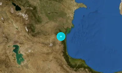 55 km NNE of Ardabīl, Iran