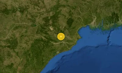 46 km NNW of Cuttack, India