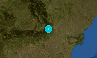 72 km NNW of Buzău, Romania