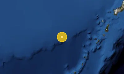 696 km ENE of Yuzhno-Sakhalinsk, Russia