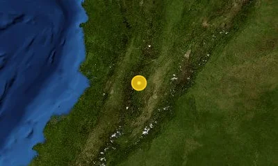 75 km ESE of Guadalajara de Buga, Colombia