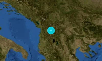 68 km NE of Tirana, Albania
