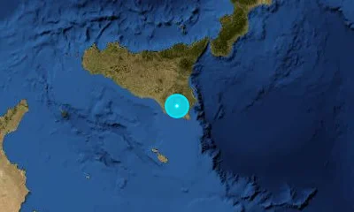 67 km SSW of Catania, Italy