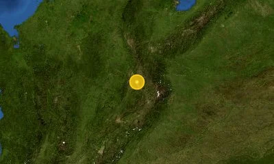 31 km SSE of Floridablanca, Colombia