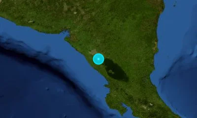 14 km SE of Managua, Nicaragua