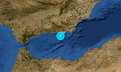 55 km SW of Almería, Spain
