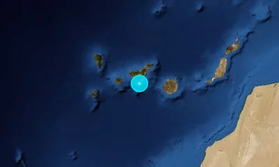 56 km SSW of Santa Cruz de Tenerife, Spain