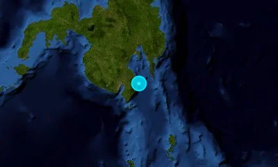 65 km E of General Santos, Philippines