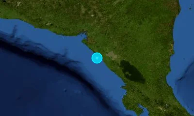 80 km W of Managua, Nicaragua