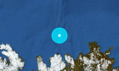 322 km NNE of Reykjavík, Iceland