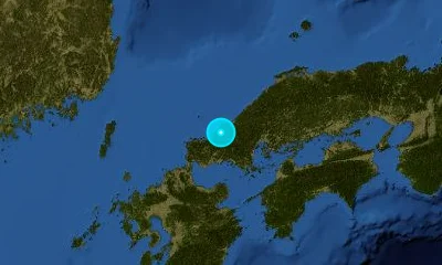 79 km W of Hiroshima, Japan
