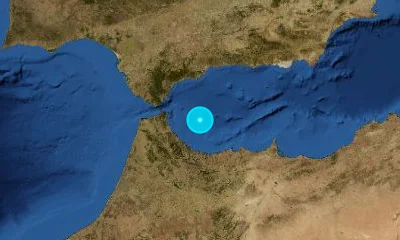 87 km SSE of Marbella, Spain