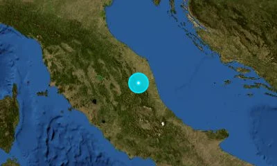 78 km E of Perugia, Italy