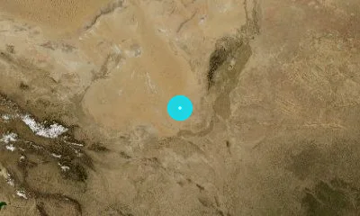 111 km WSW of Yinchuan, China